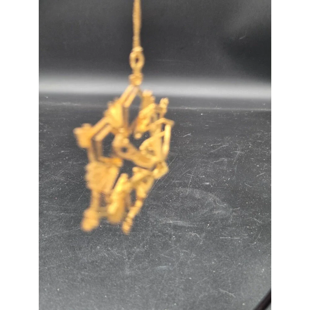 Tamerlane Collection Christmas Ornament 24kt Gold Finish With Box 2.5 inches